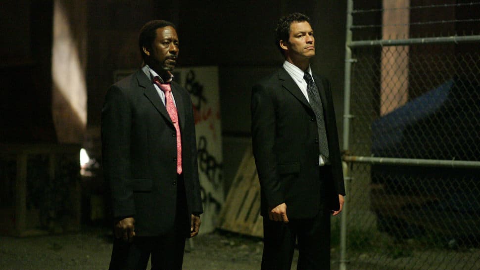Clarke Peters und Dominic West in The Wire
